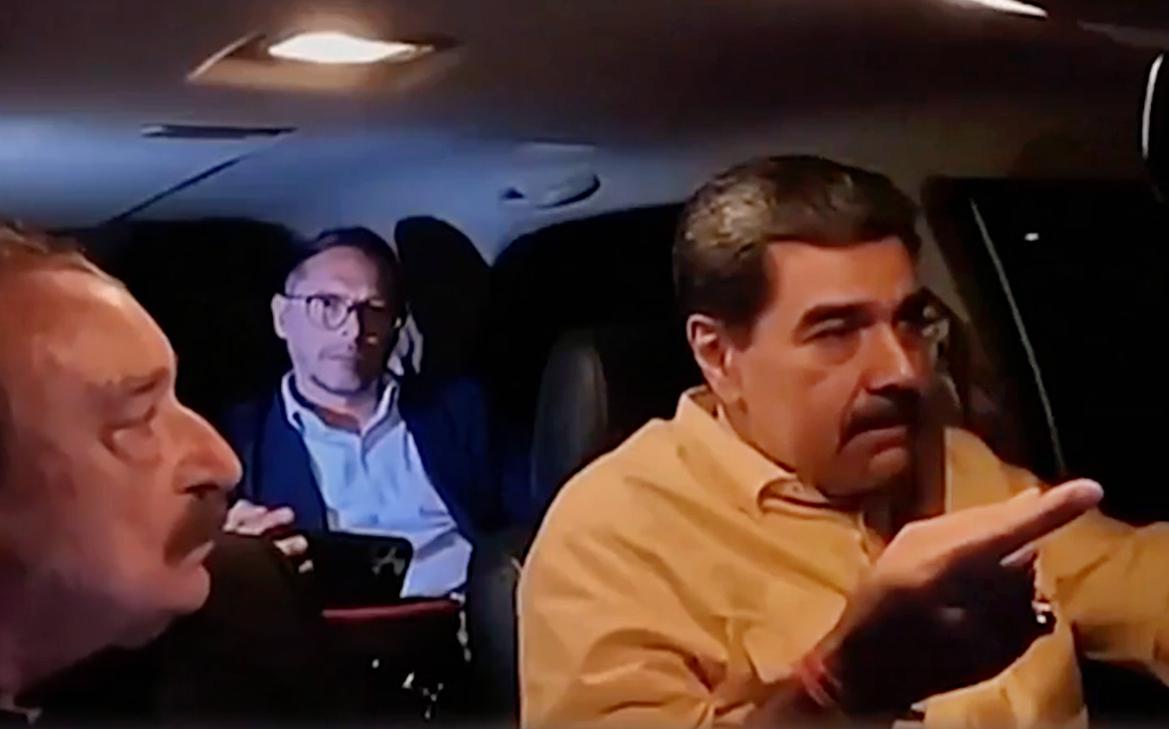 Мадуро сел за руль и рассказал о разговоре с Трампом. Видео