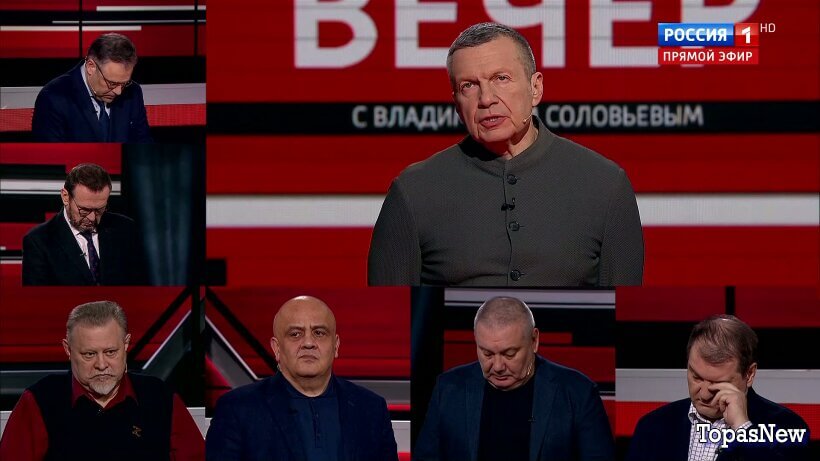Вечер с Соловьёвым 09.02.26 смотреть онлайн