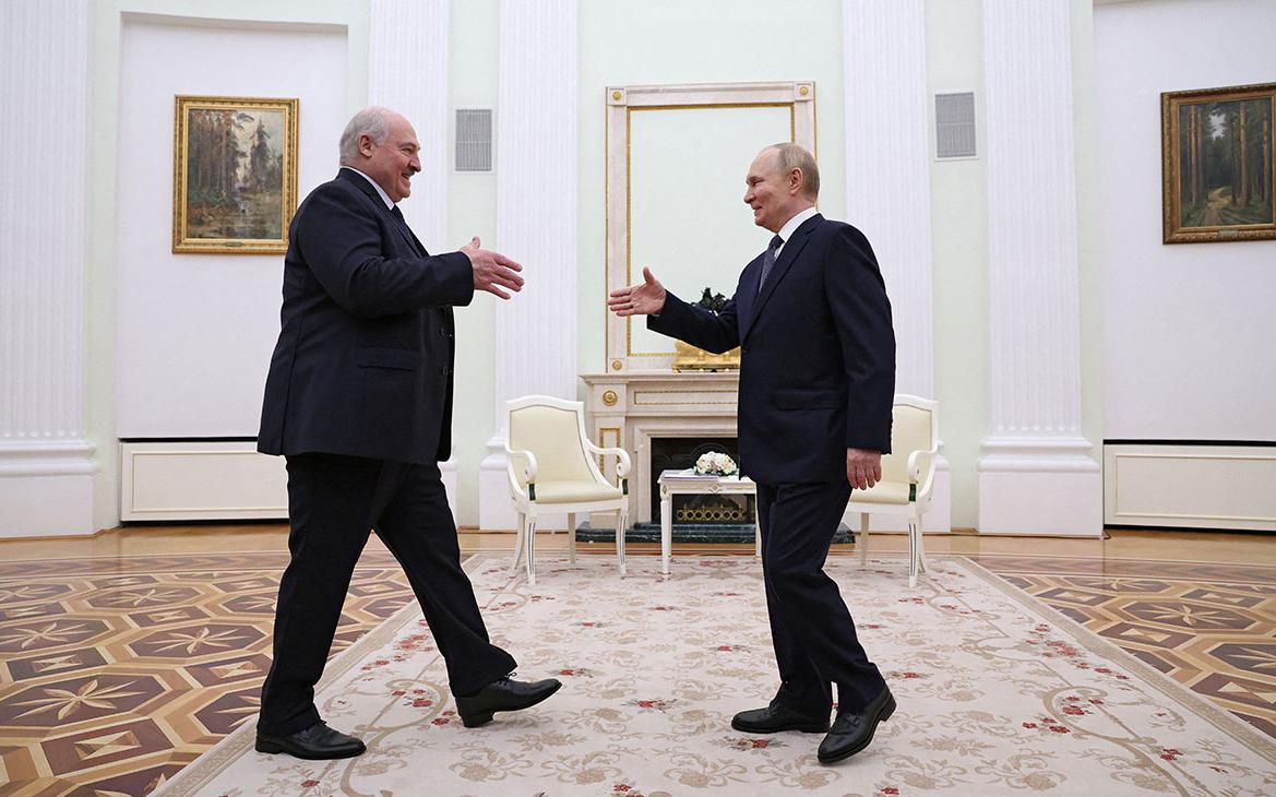 Переговоры Путина и Лукашенко тет-а-тет продлились полтора часа