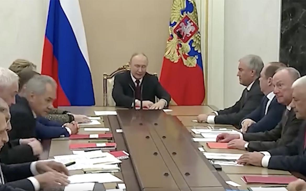 Члены российской делегации доложили Путину на Совбезе об итогах Женевы