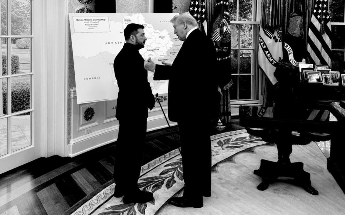 Зеленский заявил, что Трамп в Вашингтоне показал ему карту с ошибками