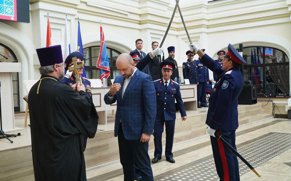 Губернатора Самарской области посвятили в казаки